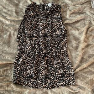 Floral Sleeveless Blouse